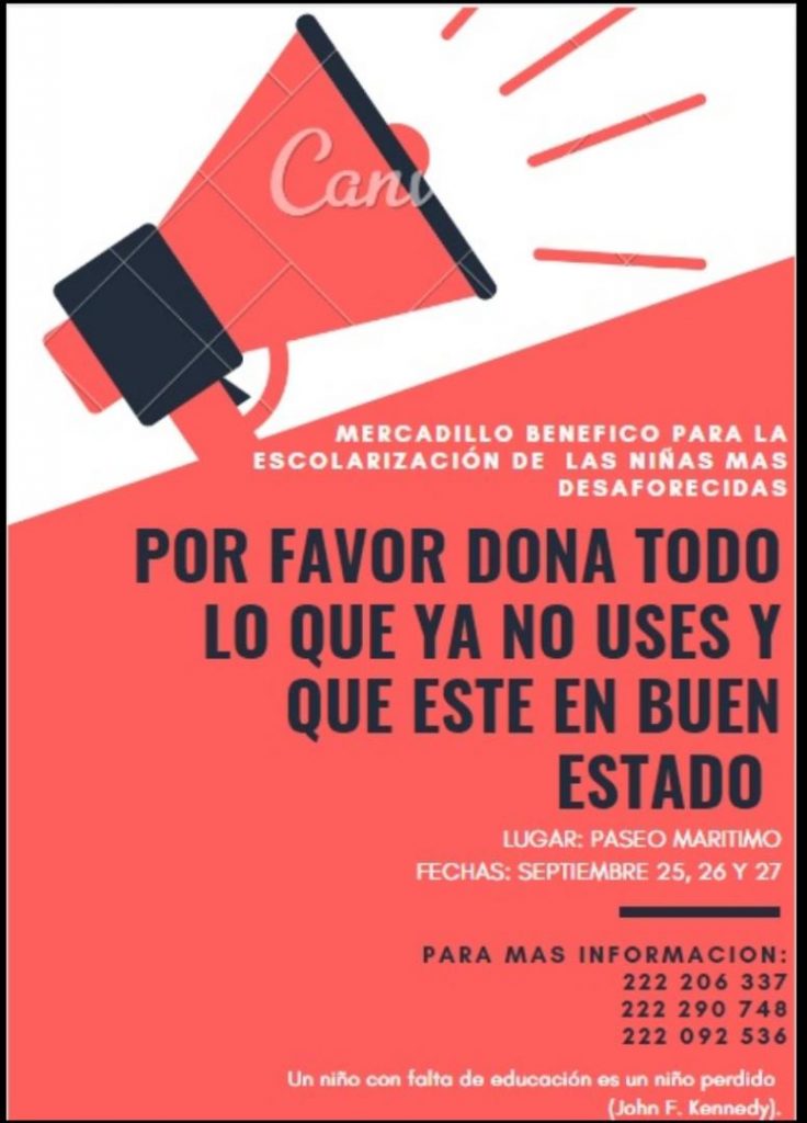 dona a favor de la educacion