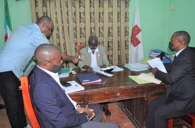Máxima tensión en la investidura de Basilio Ndong como nuevo presidente de la Cruz Roja