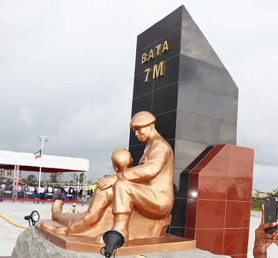 Pelagio Esono Mesie, primer director general encargado del monumento 7M de Bata