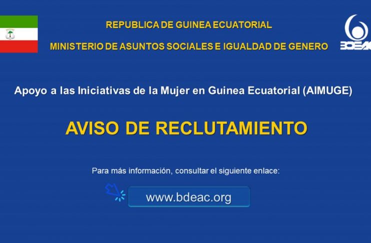 Guinea Ecuatorial y BDEAC anuncian el reclutamiento de las mujeres en el proyecto 