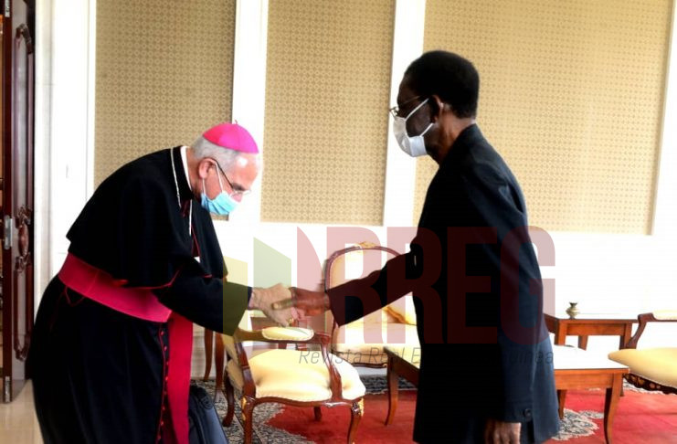 El Jefe de Estado recibe a algunas delegaciones episcopales que asisten en la XII Asamblea de la ACERAC en Mongomo