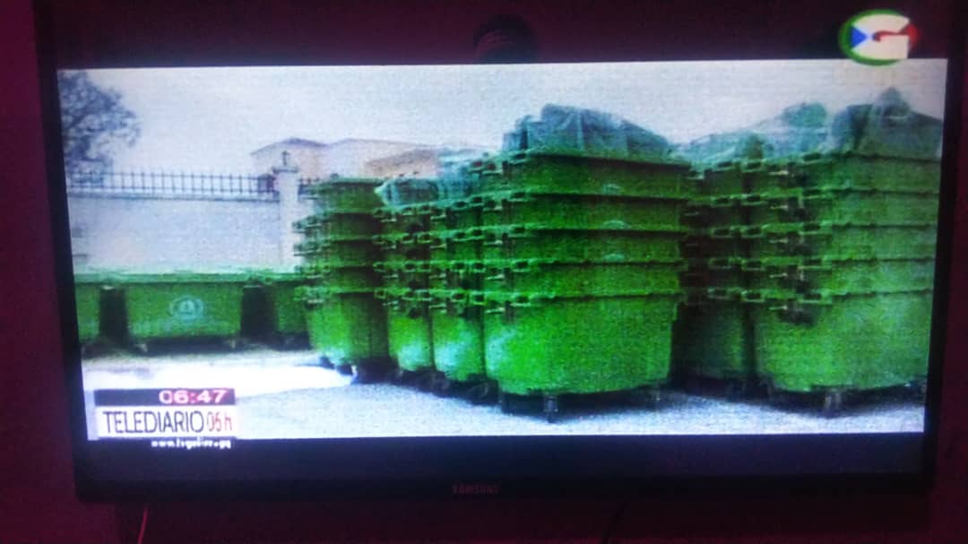 El Ayuntamiento de Malabo recibe un total de 200 contenedores para hacer frente a la basura que irrumpe la ciudad capital