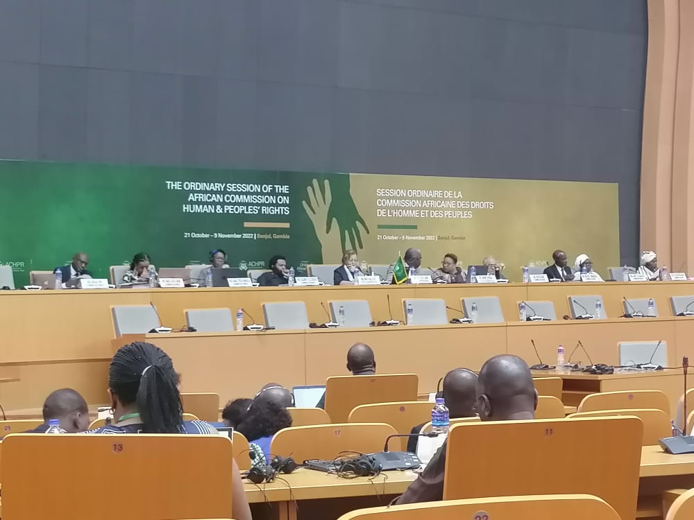 Guinea Ecuatorial interviene en la 73 ° sesión ordinaria de la Comisión Africana de Derechos Humanos y de los Pueblos