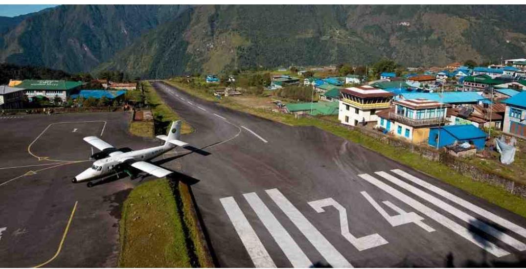 El aeropuerto nepalí de Tenzing-Hillary, el más peligroso del mundo