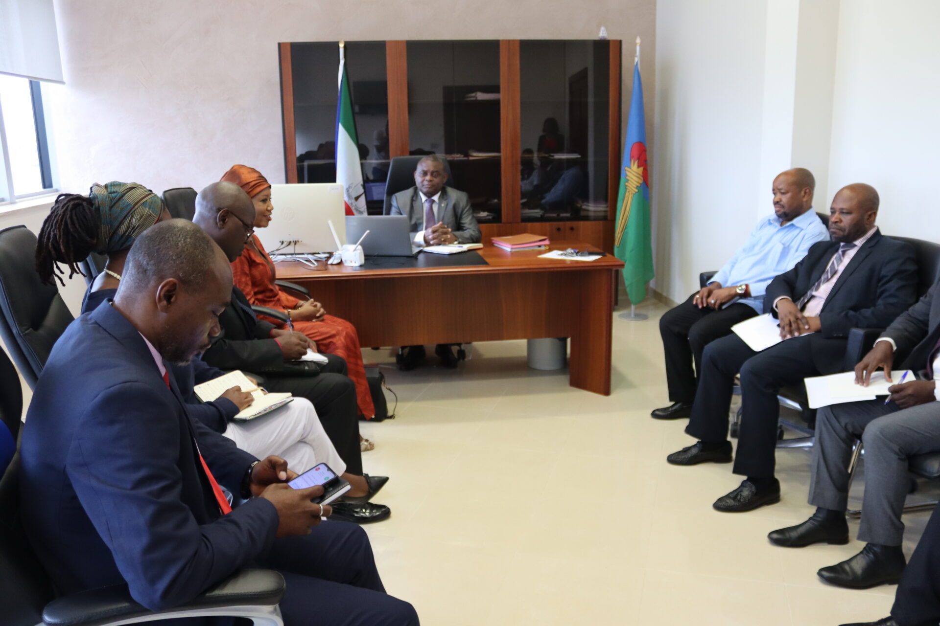 Una delegación de la Unión Internacional para la Conservación de la Naturaleza para África Occidental y Central estuvo de visita en Guinea Ecuatorial